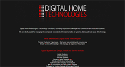 Desktop Screenshot of digitalhometechnologies.com